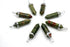 Unakite Gemstone Pendants, 8x38mm, Free Form Pendant, Sold As 1 Piece.